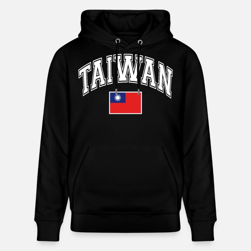 Drapeau de Taïwan - Sweat à capuche bio CRUISER Stanley/Stella Unisexe - noir