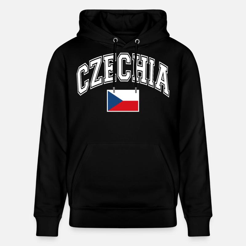Drapeau de la République tchèque - Sweat à capuche bio CRUISER Stanley/Stella Unisexe - noir