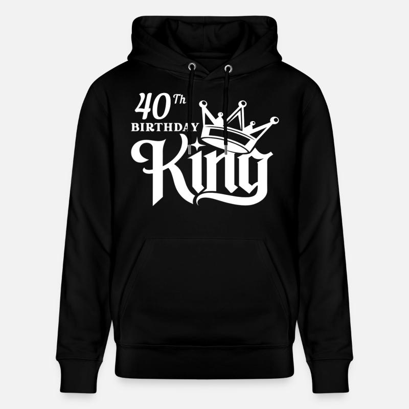 Roi du 40e anniversaire - Sweat à capuche bio CRUISER Stanley/Stella Unisexe - noir