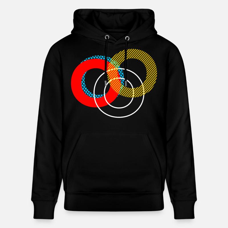 o Conception de lettrage - Sweat à capuche bio CRUISER Stanley/Stella Unisexe - noir