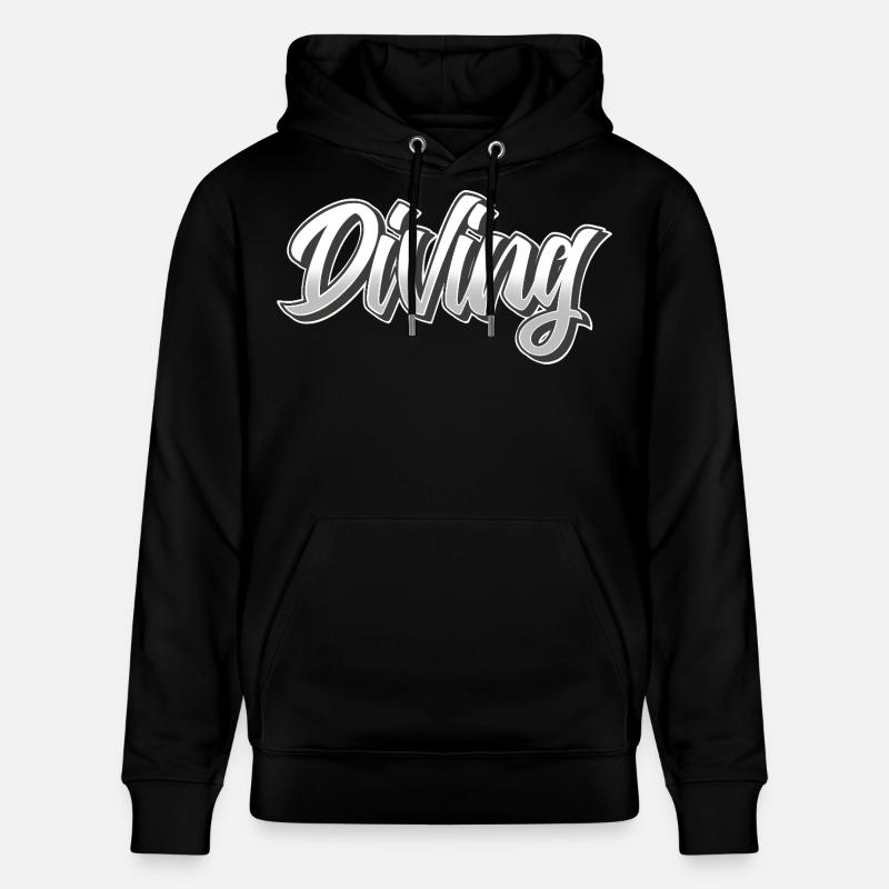 Tauchen - Stanley/Stella Unisex Bio-Hoodie CRUISER  - Schwarz