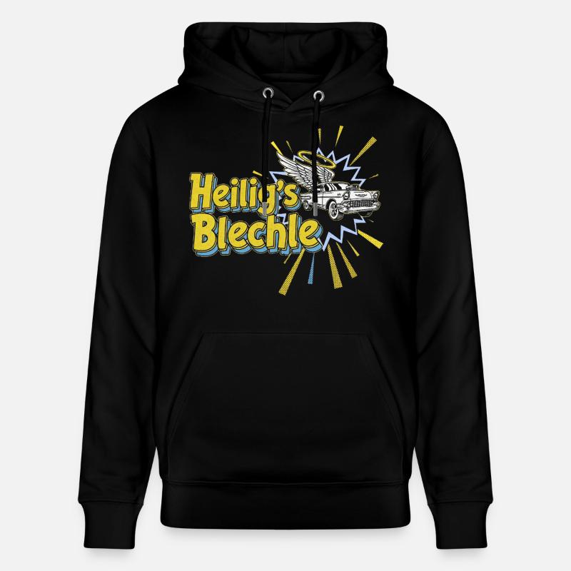 Heiligs Bleche Auto Heiligenschein - Sweat à capuche bio CRUISER Stanley/Stella Unisexe - noir