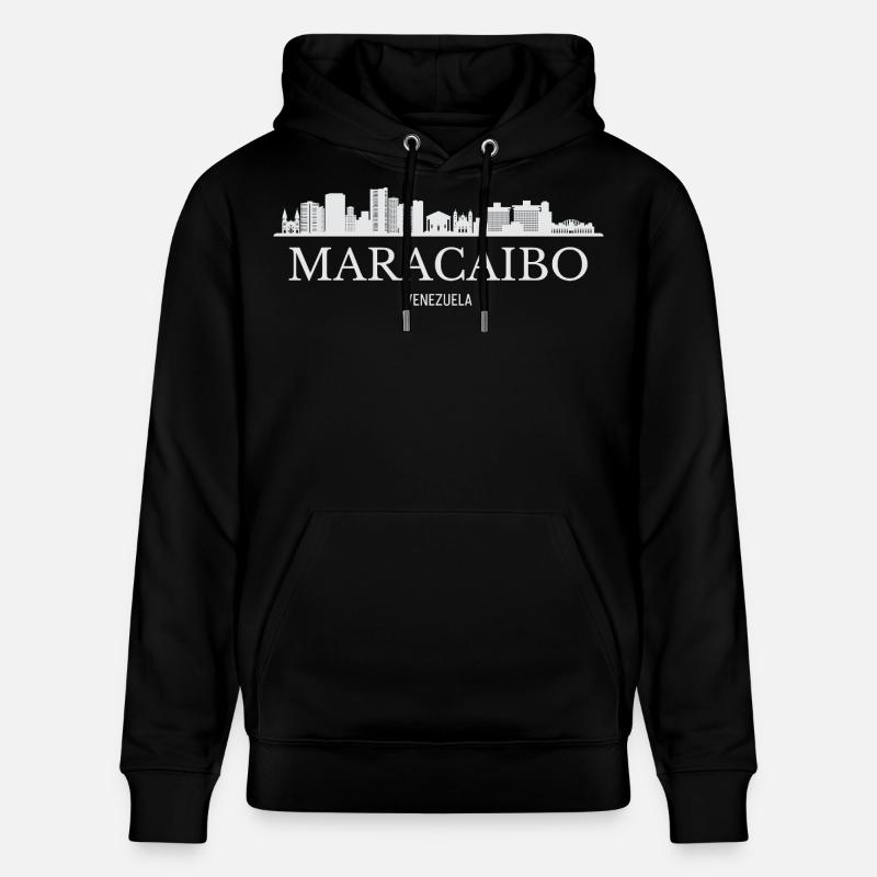 Maracaibo Skyline, Maracaibo Venezuela - Sweat à capuche bio CRUISER Stanley/Stella Unisexe - noir