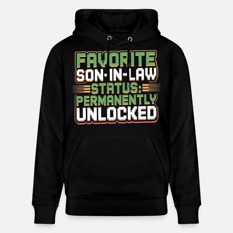 Belle-mère rétro drôle beau-père - Sweat à capuche bio CRUISER Stanley/Stella Unisexe - noir