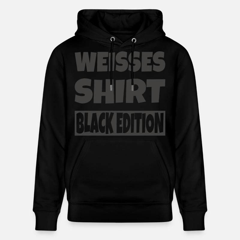 Chemise Blanche Édition Noire - Sweat à capuche bio CRUISER Stanley/Stella Unisexe - noir
