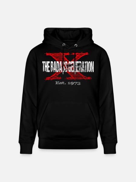 Generation X 1973 Retro - Stanley/Stella CRUISER Unisex Organic Hoodie - black