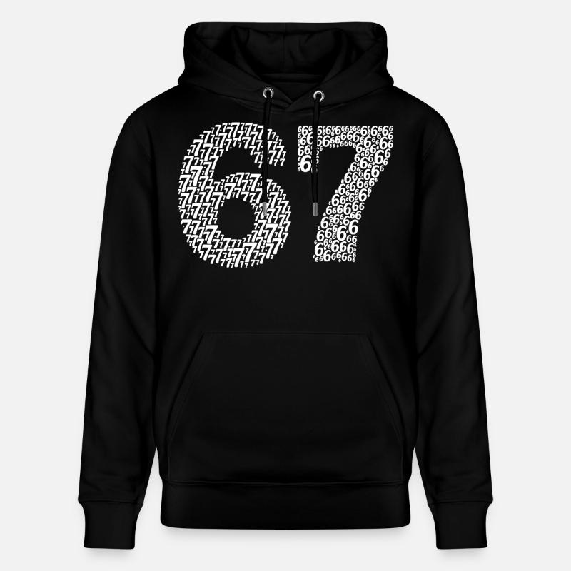 Mème Sixty Seven - Sweat à capuche bio CRUISER Stanley/Stella Unisexe - noir