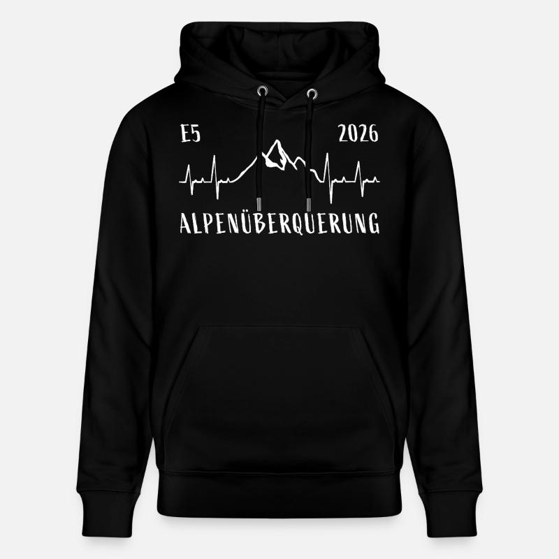 Traversée des Alpes E5 2026 - Sweat à capuche bio CRUISER Stanley/Stella Unisexe - noir