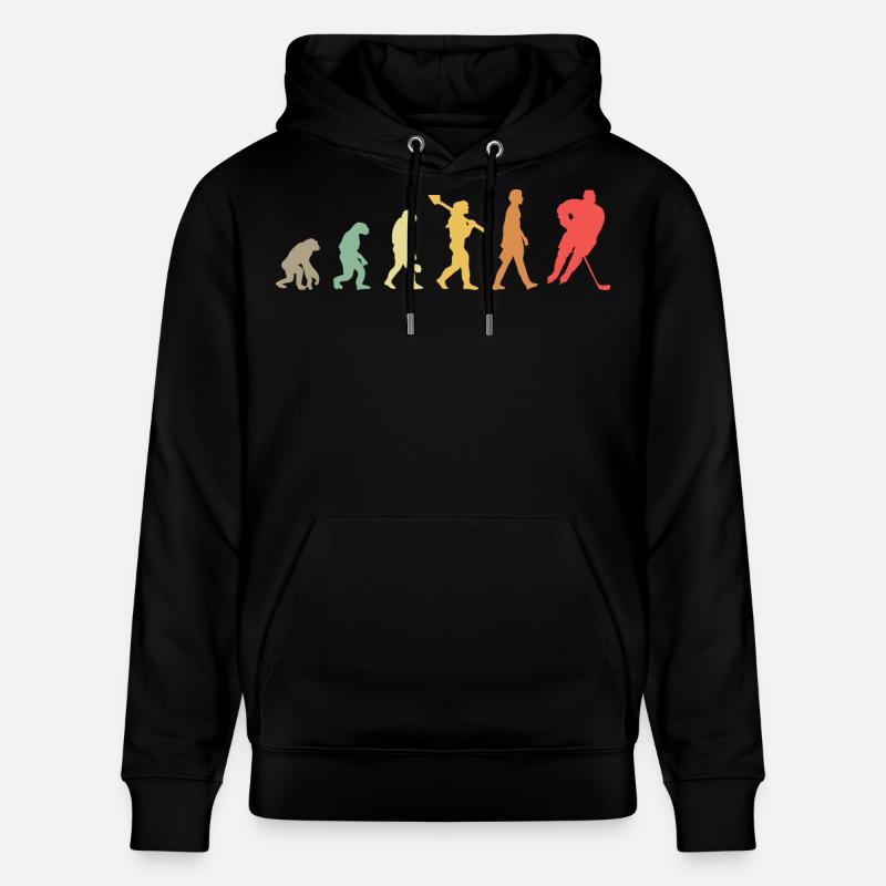 Evolution Hockey - Sweat à capuche bio CRUISER Stanley/Stella Unisexe - noir