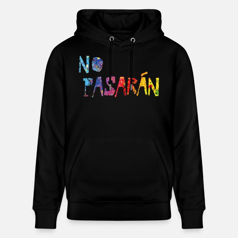 Pas de Pasaran - Sweat à capuche bio CRUISER Stanley/Stella Unisexe - noir