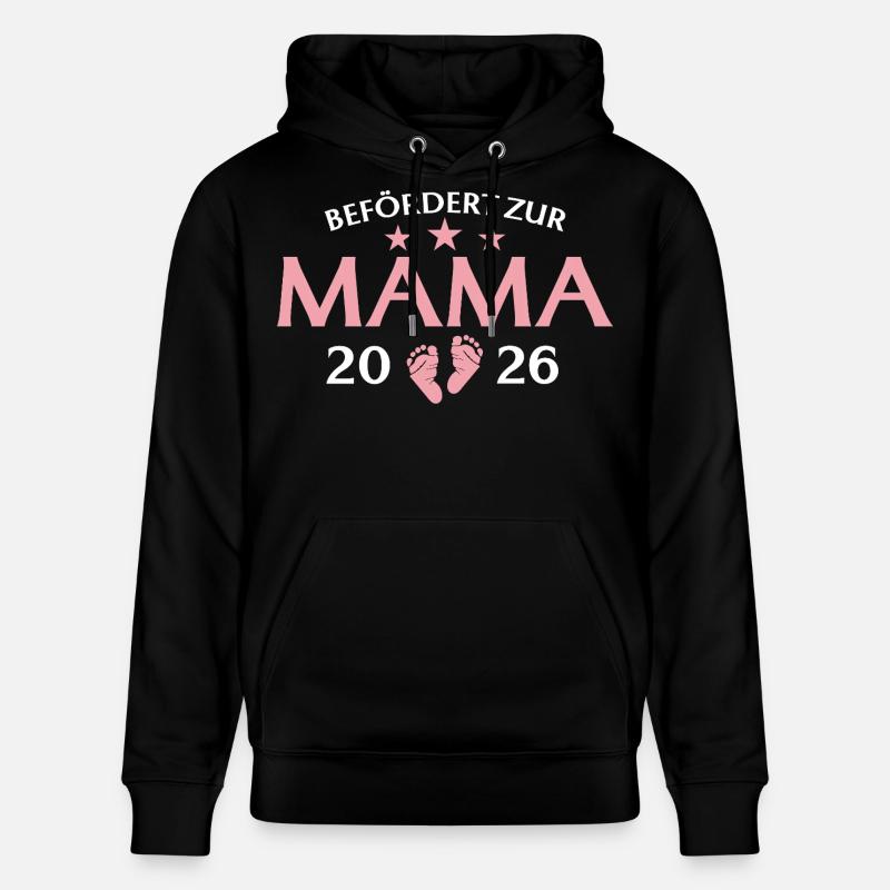Mère 2026 Promue maman - Sweat à capuche bio CRUISER Stanley/Stella Unisexe - noir