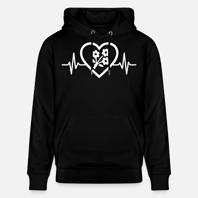 Cœur + Fleuriste – Super Fleuriste - Sweat à capuche bio CRUISER Stanley/Stella Unisexe - noir