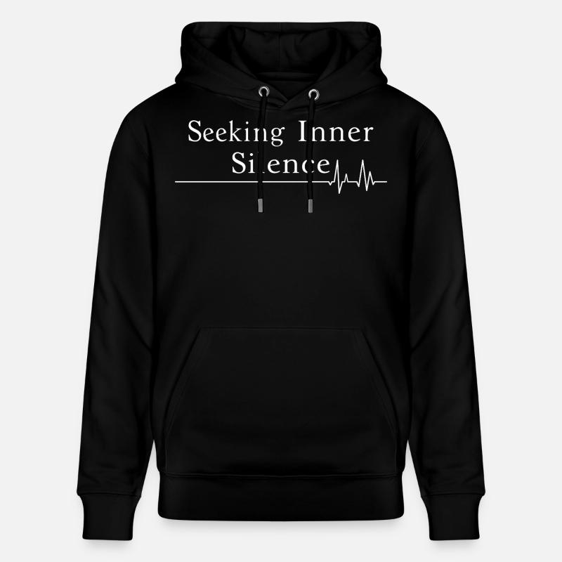 À la recherche du silence intérieur - Sweat à capuche bio CRUISER Stanley/Stella Unisexe - noir
