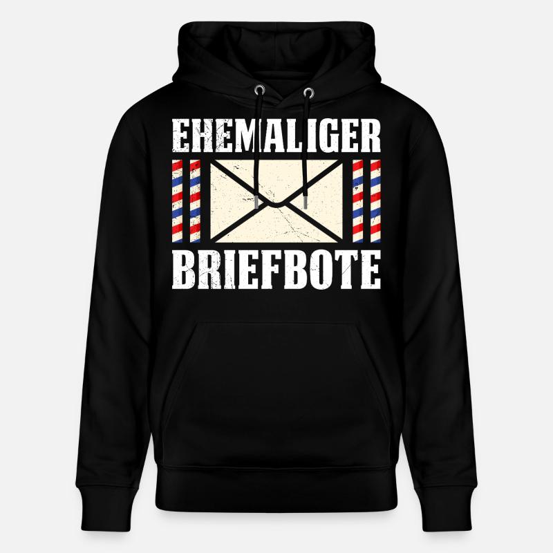 Briefträger EHEMALIGER BRIEFBOTE Lustiges - Stanley/Stella Unisex Bio-Hoodie CRUISER  - Schwarz