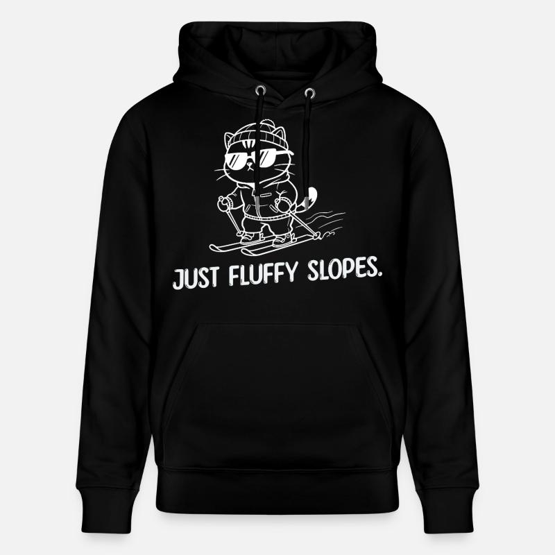 Just Softy Slopes - Humour de ski - Sweat à capuche bio CRUISER Stanley/Stella Unisexe - noir