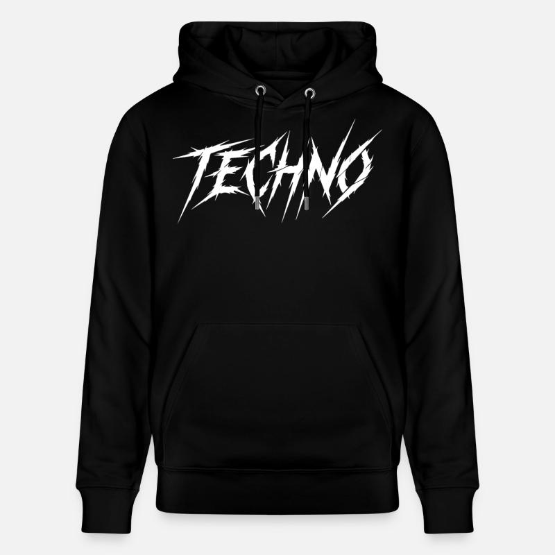 Techno Griffe Brutale - Sweat à capuche bio CRUISER Stanley/Stella Unisexe - noir