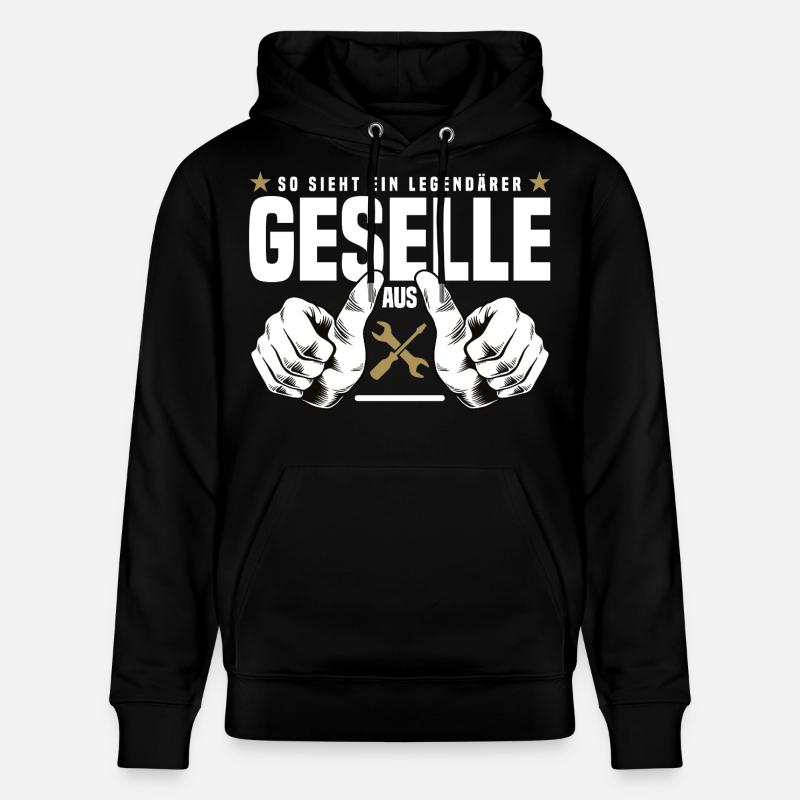 Compagnon - Sweat à capuche bio CRUISER Stanley/Stella Unisexe - noir