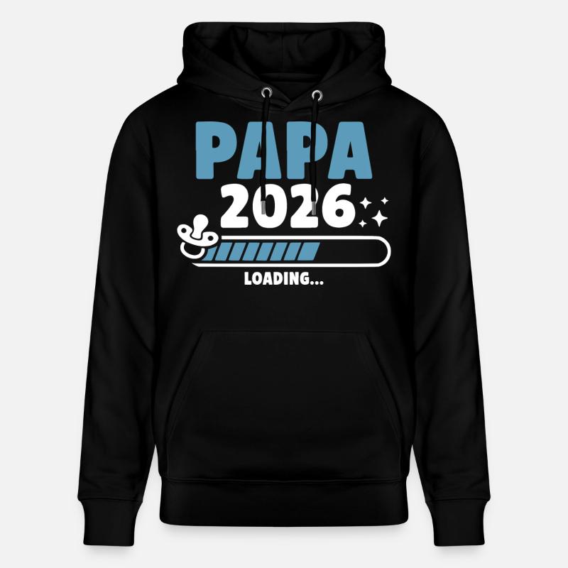 Papa 2026 Loading... - Stanley/Stella Unisex Bio-Hoodie CRUISER  - Schwarz