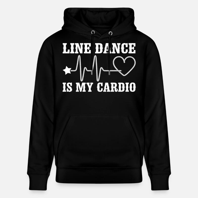 Déclaration cardio en ligne - Sweat à capuche bio CRUISER Stanley/Stella Unisexe - noir