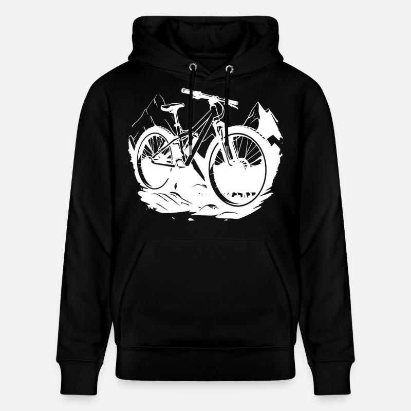 Graphismes de VTT - Sweat à capuche bio CRUISER Stanley/Stella Unisexe - noir