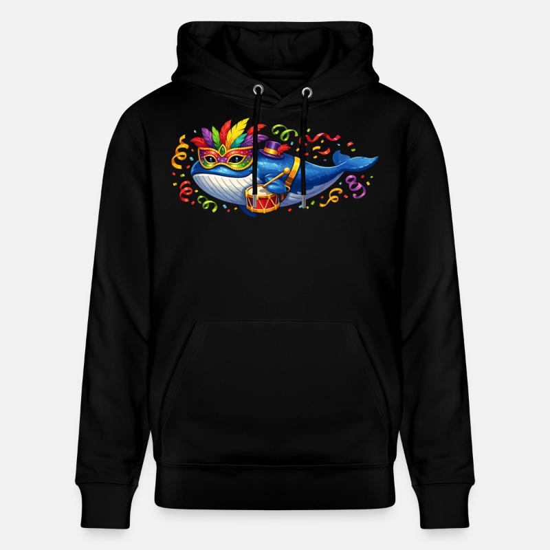 Cadeau du Carnaval de Karnewal - Sweat à capuche bio CRUISER Stanley/Stella Unisexe - noir