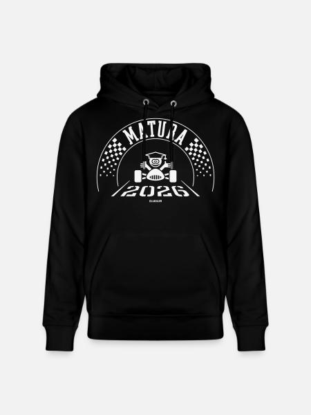 Matura 2026 (Matura / Finish / White) - Stanley/Stella CRUISER Unisex Organic Hoodie - black