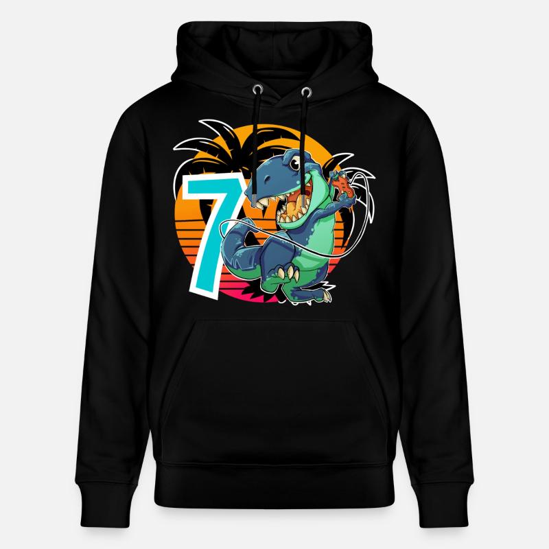 7T Rex Gaming - Sweat à capuche bio CRUISER Stanley/Stella Unisexe - noir