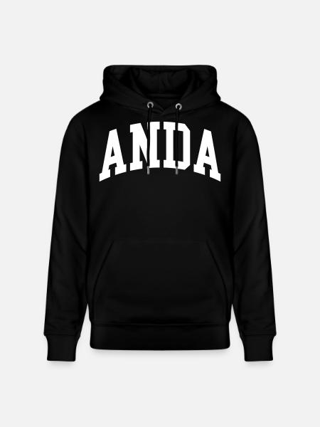 Anda - Sweat à capuche bio CRUISER Stanley/Stella Unisexe - noir