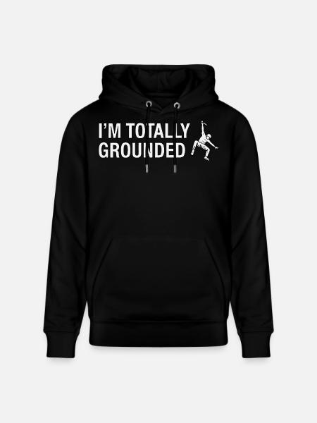 Totally Grounded Klettern - Stanley/Stella Unisex Bio-Hoodie CRUISER - Schwarz
