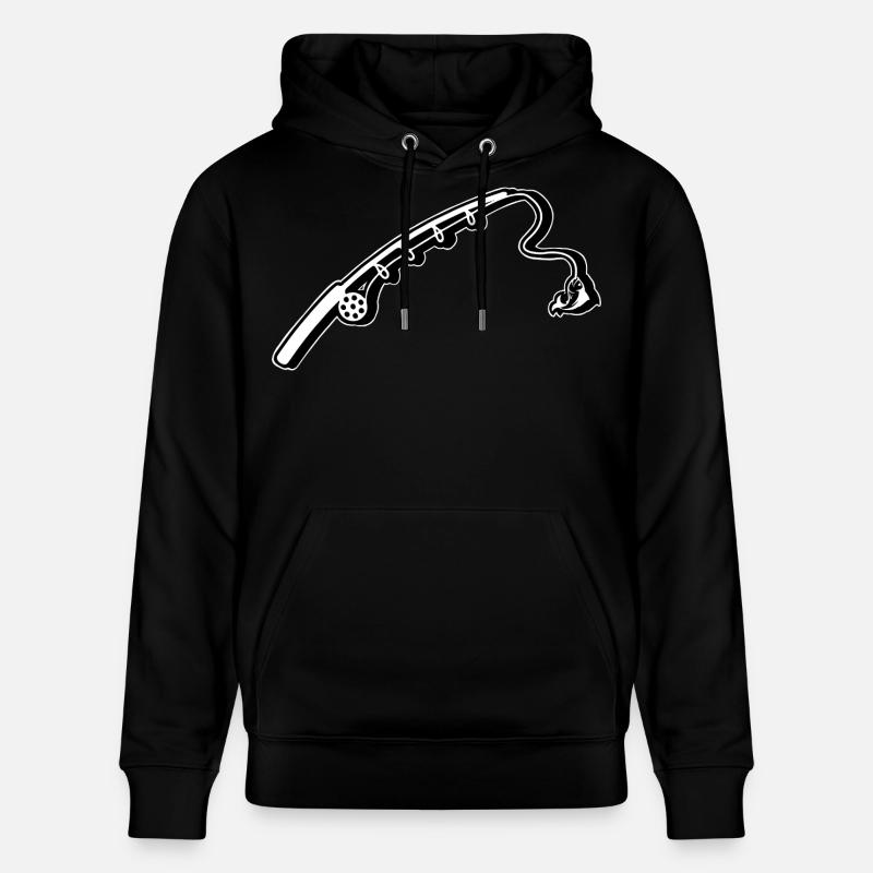 Pêche à la canne à pêche - Sweat à capuche bio CRUISER Stanley/Stella Unisexe - noir