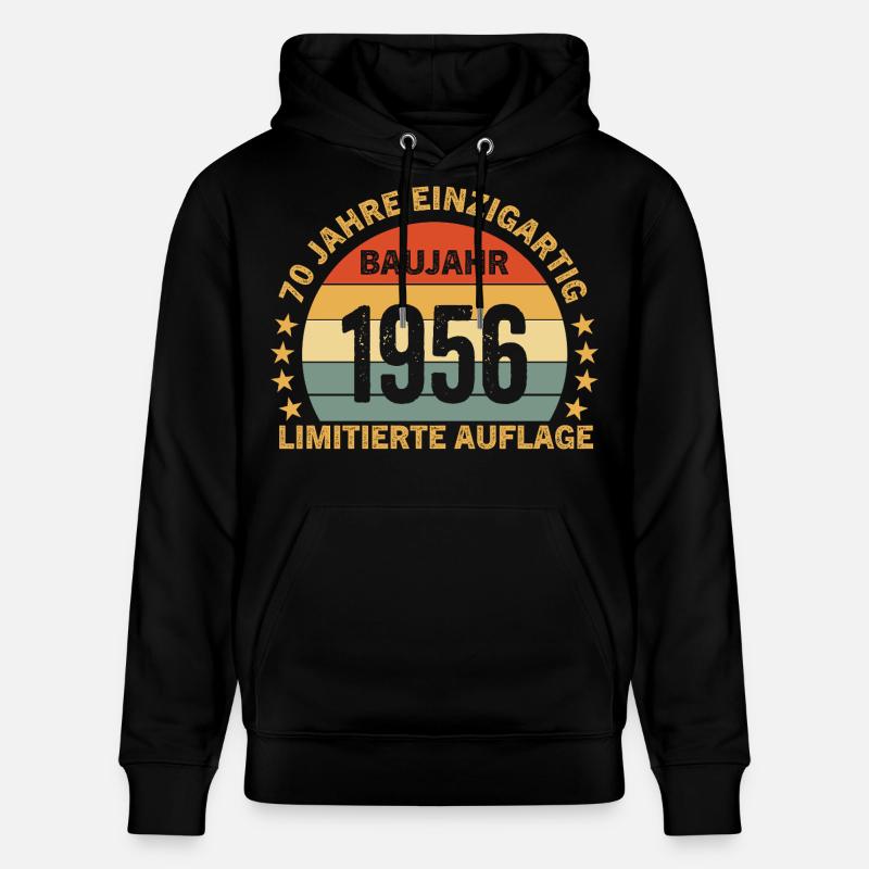 56 ANS D’ÉDITION LIMITÉE UNIQUE - Sweat à capuche bio CRUISER Stanley/Stella Unisexe - noir