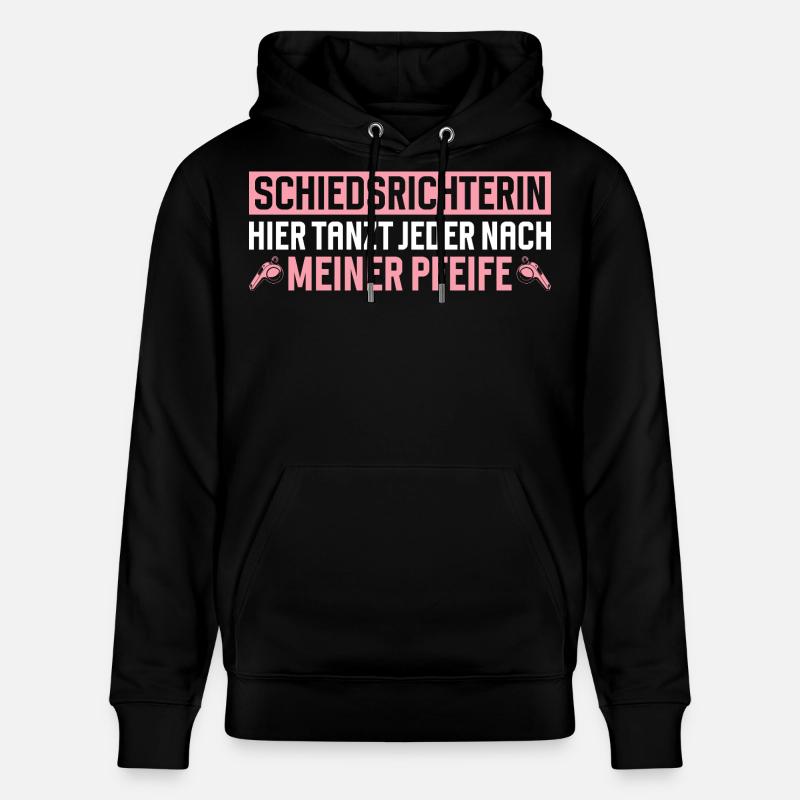 Referee Referee Gift - Stanley/Stella CRUISER Unisex Organic Hoodie - black