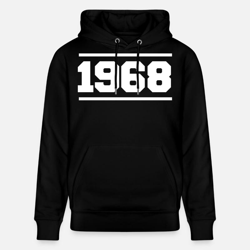 1968 Cadeau rétro 1968 - Sweat à capuche bio CRUISER Stanley/Stella Unisexe - noir