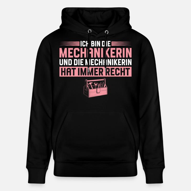 Le mécanicien a toujours raison. Artisane. - Sweat à capuche bio CRUISER Stanley/Stella Unisexe - noir