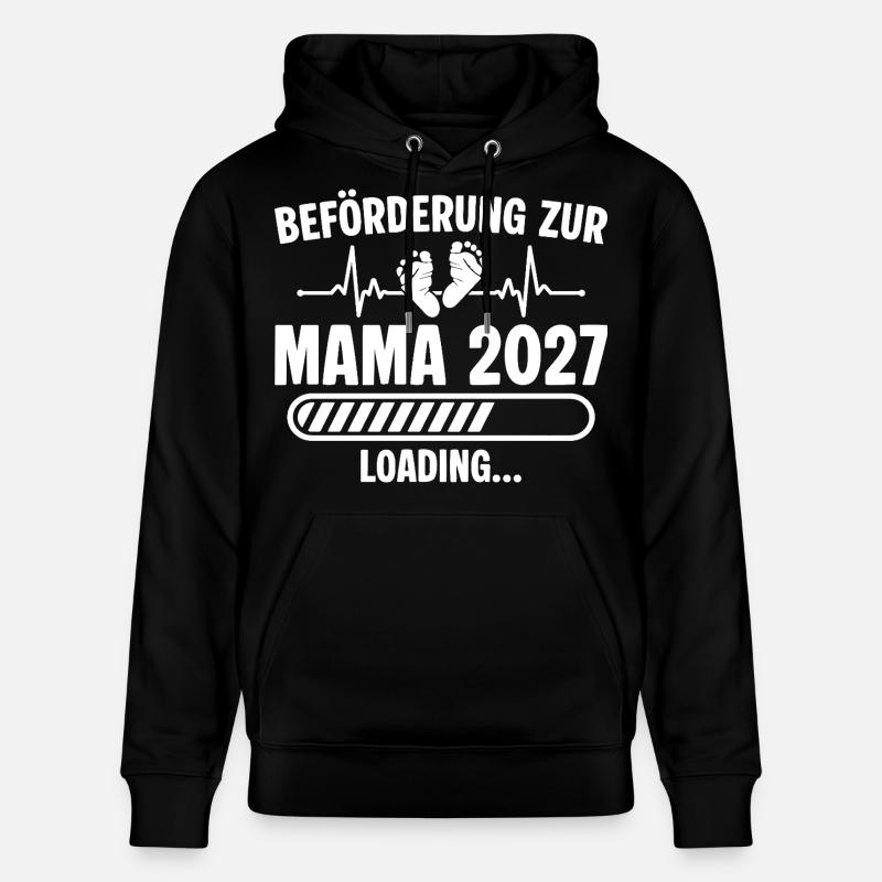 Annoncez la future future maman 2027 - Sweat à capuche bio CRUISER Stanley/Stella Unisexe - noir