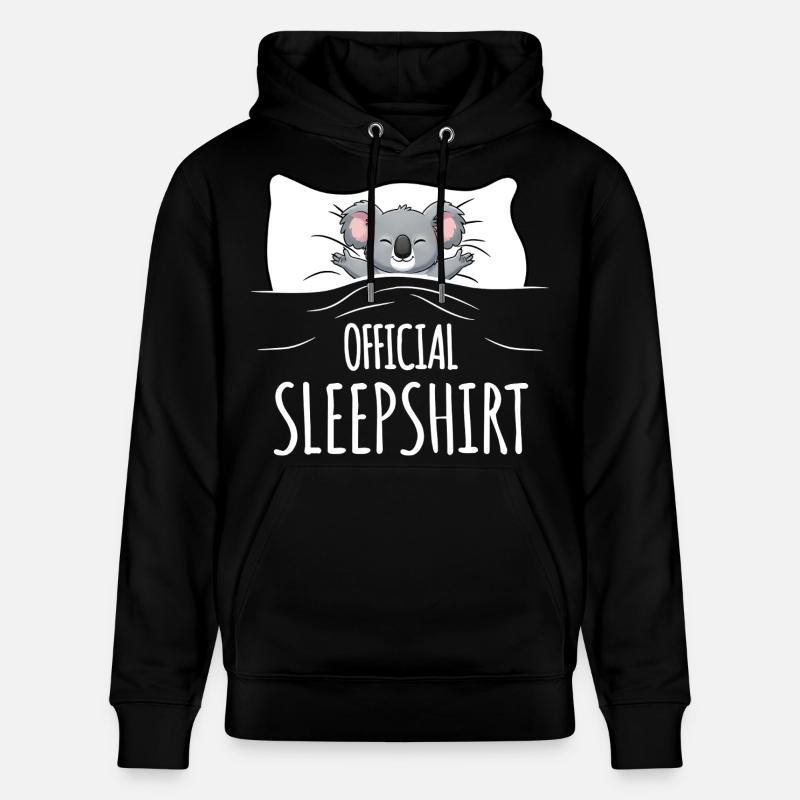 Chemise de nuit Koala - Sweat à capuche bio CRUISER Stanley/Stella Unisexe - noir