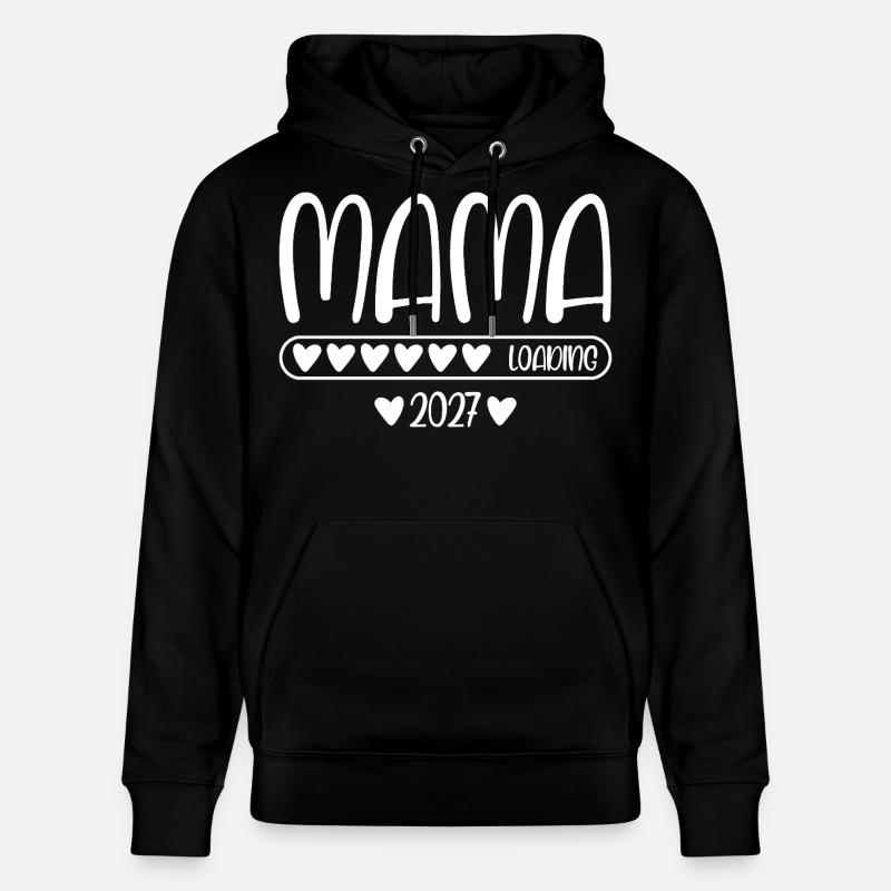 Mama 2027 loading - Stanley/Stella Unisex Bio-Hoodie CRUISER  - Schwarz