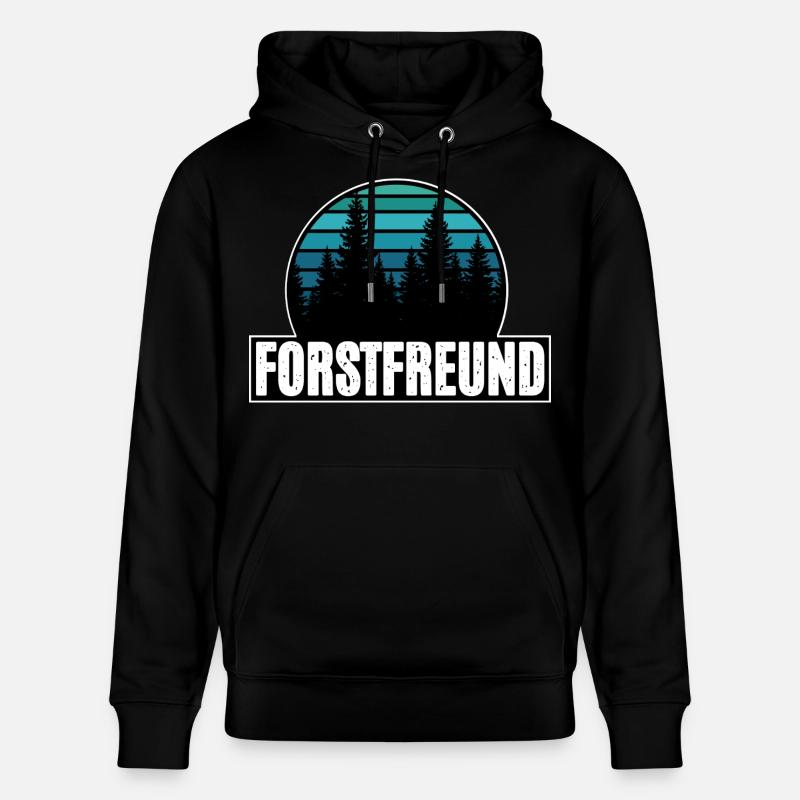 Forst Freund - Stanley/Stella Unisex Bio-Hoodie CRUISER - Schwarz