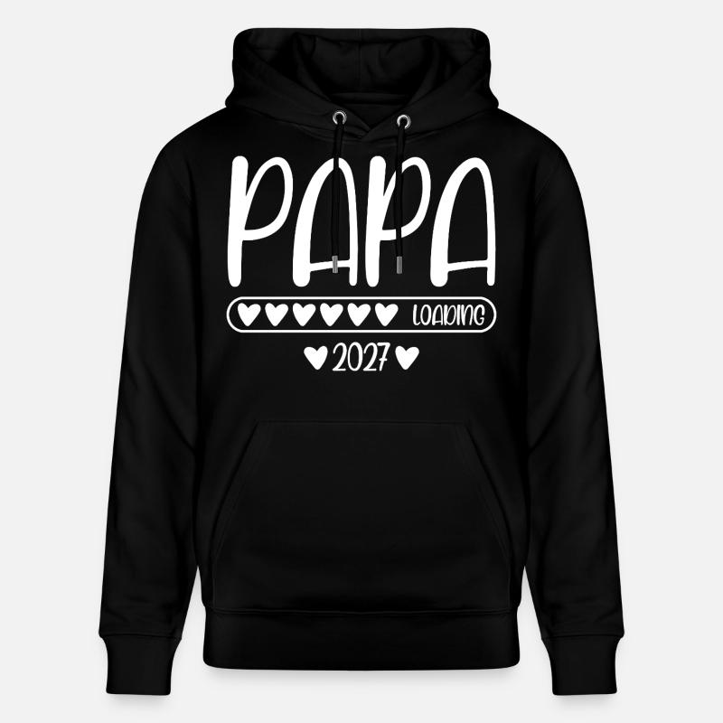 Papa 2027 loading - Stanley/Stella Unisex Bio-Hoodie CRUISER  - Schwarz