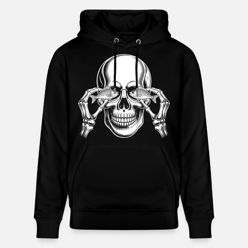 CrĂąne aux yeux de poisson - Sweat Ă capuche bio CRUISER Stanley/Stella Unisexe - noir