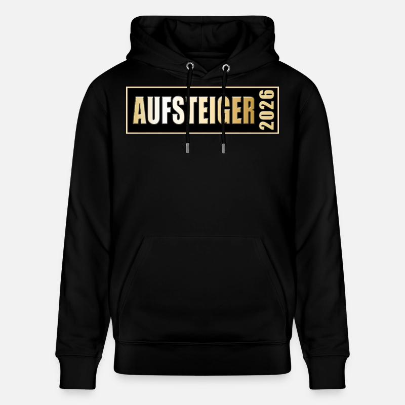 Aufsteiger 2026 Aufstieg - Stanley/Stella Unisex Bio-Hoodie CRUISER  - Schwarz