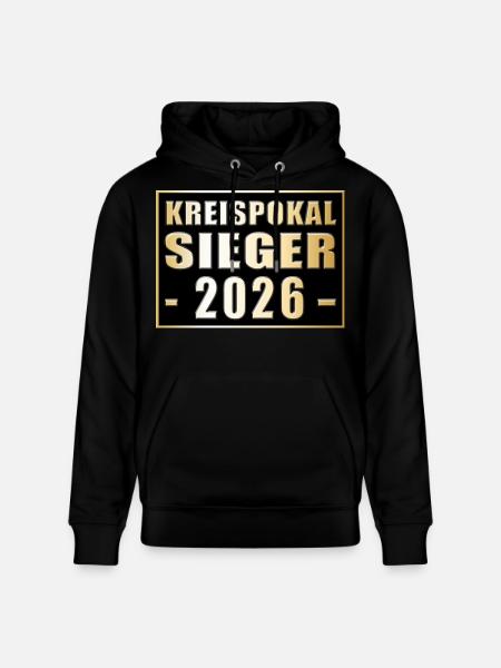District Cup Winner 2026 - Stanley/Stella CRUISER Unisex Organic Hoodie - black