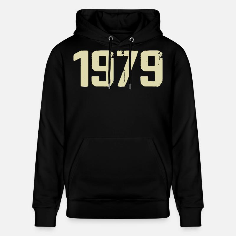 Jubilé 1979 - Sweat à capuche bio CRUISER Stanley/Stella Unisexe - noir