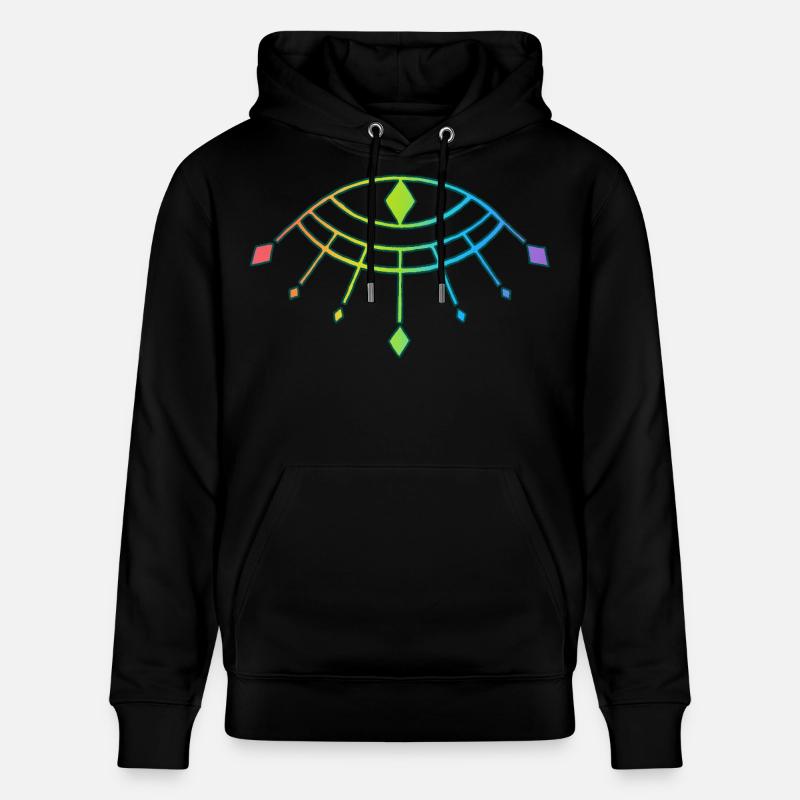 Symbole du dieu Horus - Sweat à capuche bio CRUISER Stanley/Stella Unisexe - noir