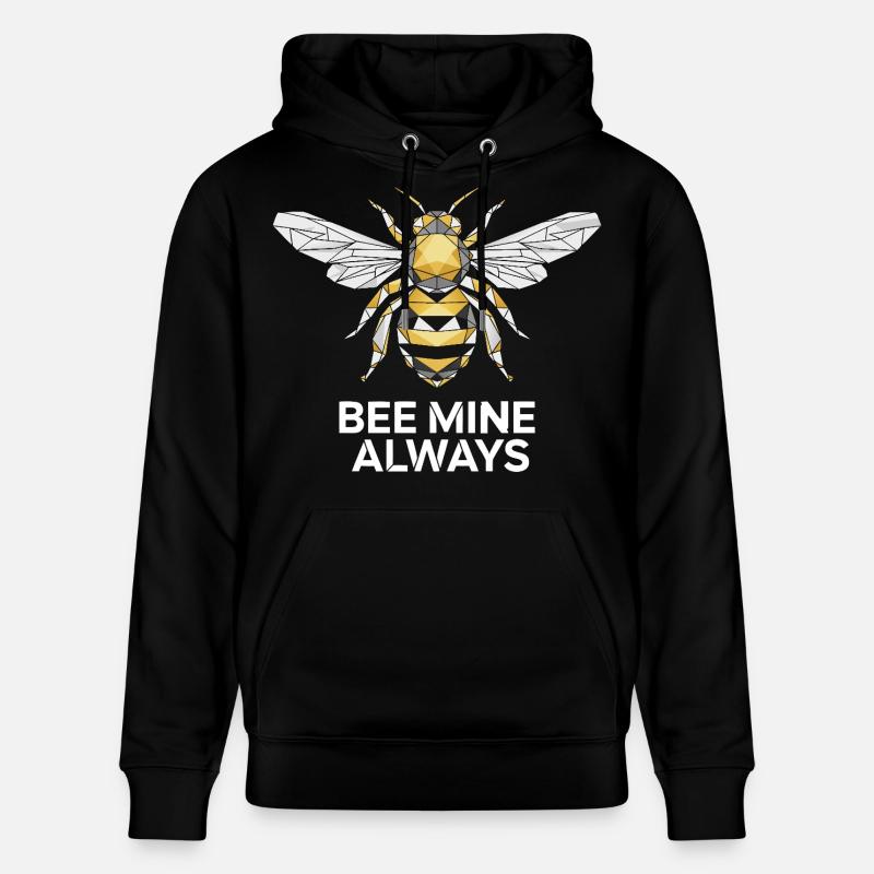 Bee Mine Bee Géométrique - Sweat à capuche bio CRUISER Stanley/Stella Unisexe - noir