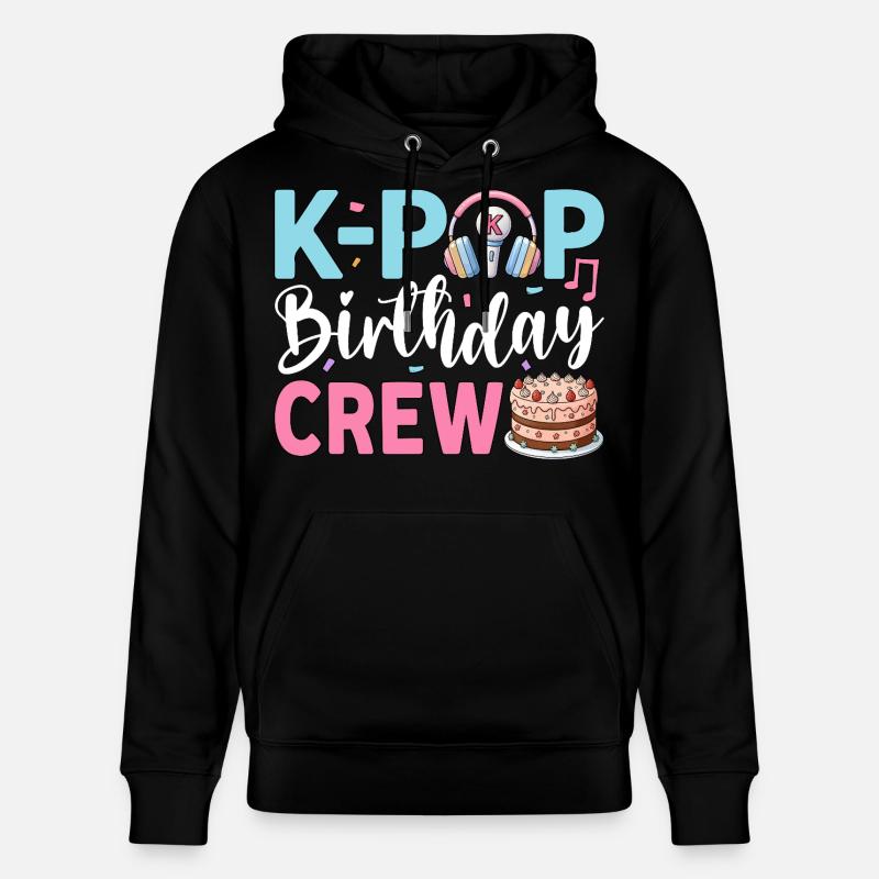 Équipe d’anniversaire K-Pop - Sweat à capuche bio CRUISER Stanley/Stella Unisexe - noir