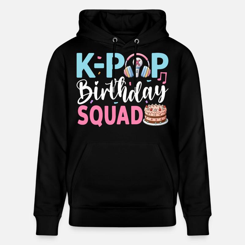 Équipe d’anniversaire K-Pop - Sweat à capuche bio CRUISER Stanley/Stella Unisexe - noir