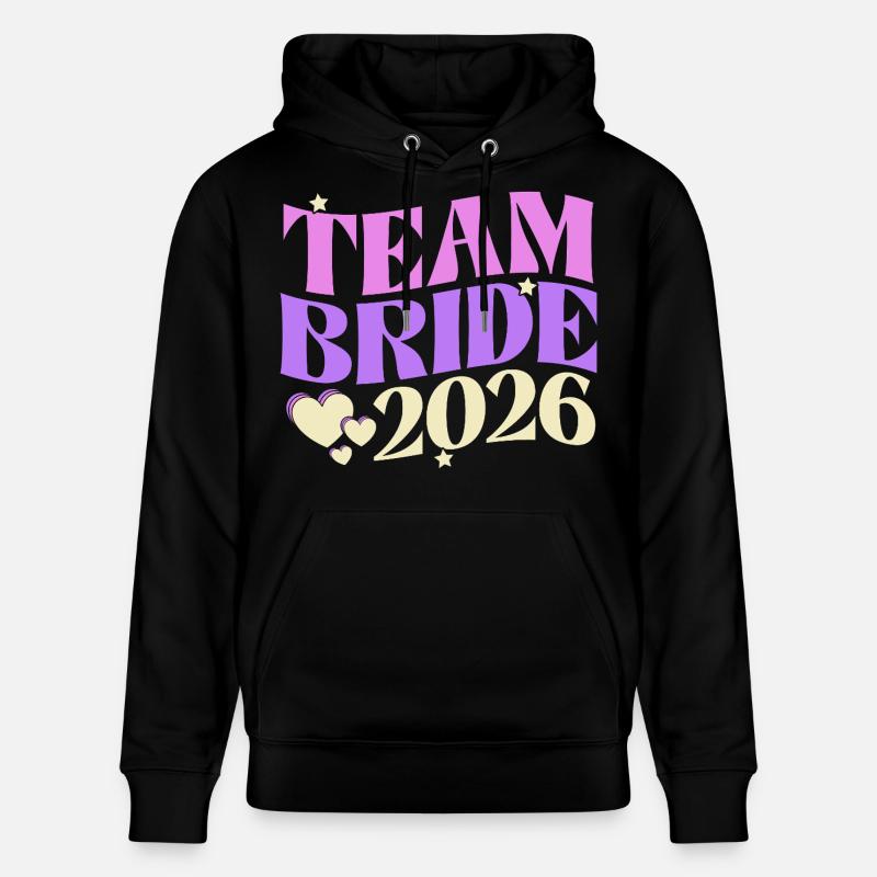 Team Bride 2026 - Stanley/Stella Unisex Bio-Hoodie CRUISER - Schwarz