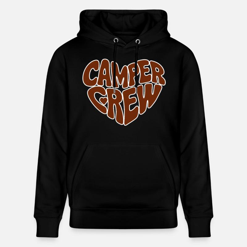 Équipe camping-campeur - Sweat à capuche bio CRUISER Stanley/Stella Unisexe - noir