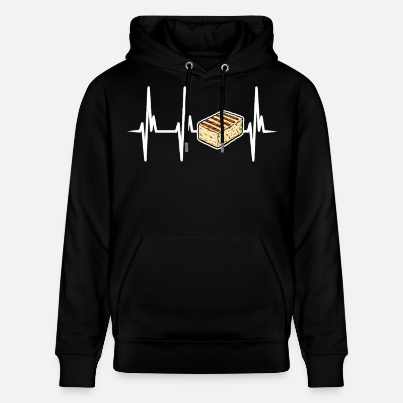 J’adore le fromage halloumi - Sweat à capuche bio CRUISER Stanley/Stella Unisexe - noir